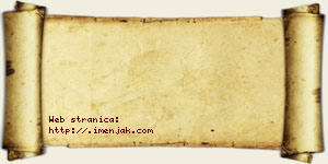 Tanja Avakumović vizit kartica